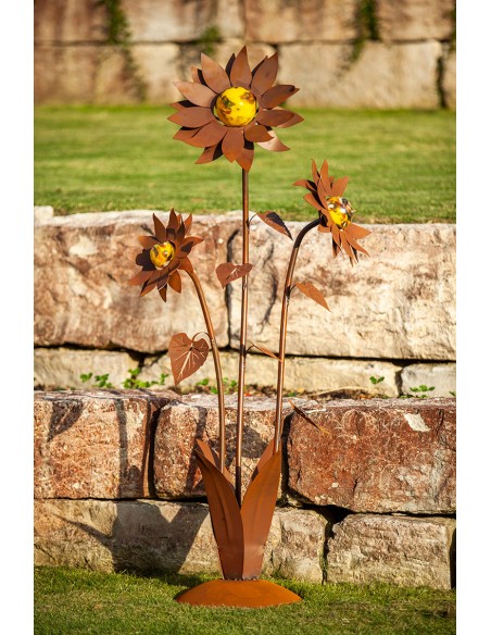 Untergestell für große Sonnenblume ohne Kugeln - Höhe 165 cm