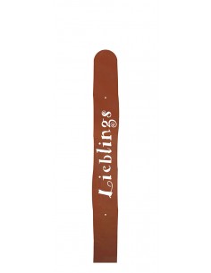 Gartenzaun - Metall Zaunlatte mit Schriftzug - Lieblings - Höhe 90 cm