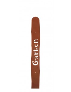 Gartenzaun - Metall Zaunlatte mit Schriftzug - Garten - Höhe 90 cm