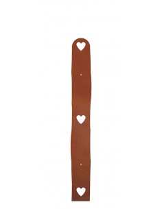Gartenzaun - Metall Zaunlatte mit 3 Herzen - Höhe 90 cm