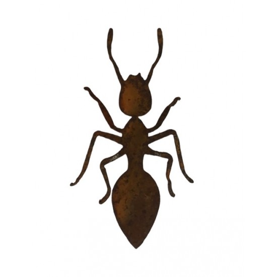 Käfer - Biene und Co als Gartendeko Figuren Gartendeko Ameise - 7 cm lang Mit diesen Rost-Ameisen kannst du jeder Dekoration ein