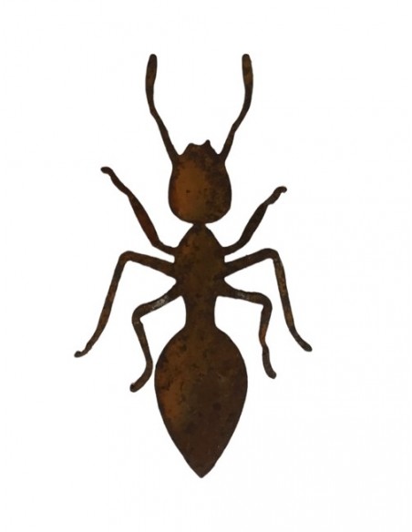 Käfer - Biene und Co als Gartendeko Figuren Gartendeko Ameise - 7 cm lang Mit diesen Rost-Ameisen kannst du jeder Dekoration ein