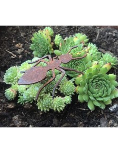 Käfer - Biene und Co als Gartendeko Figuren Gartendeko Ameise - 7 cm lang Mit diesen Rost-Ameisen kannst du jeder Dekoration ein 2