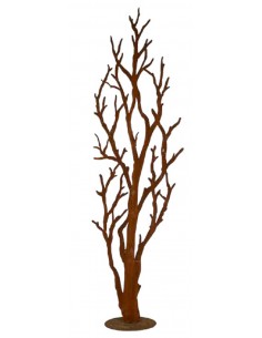 XXL Bäume ab 120 cm Langer Baum mit Rohr als Steckverbindung - Höhe 165 cm - Breite 48 cm Baum aus Edelrost mit einem Rohr an de