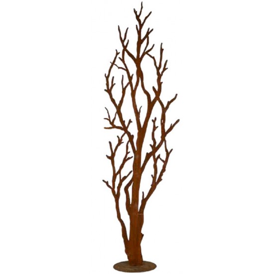 XXL Bäume ab 120 cm Langer Baum mit Rohr als Steckverbindung - Höhe 165 cm - Breite 48 cm Baum aus Edelrost mit einem Rohr an de