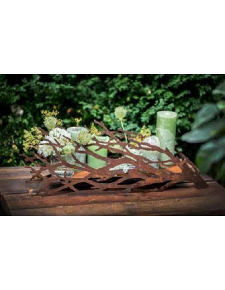 Kerzenhalter Kerzentablett eckig mit 2 Ästen - Länge 68 cm Eckiges Astkerzentablett mit 2 Ästen und erhöhtem Boden.
Höhe 23 c Kerzenhalter Kerzentablett eckig mit 2 Ästen - Länge 68 cm Eckiges Astkerzentablett mit 2 Ästen und erhöhtem Boden.
Höhe 23 c