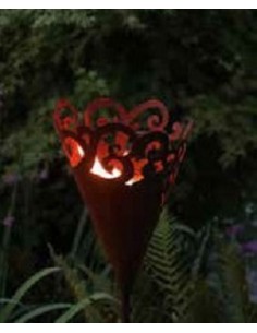Pflanztüten Pflanztüte Barockcurl - Cono - Höhe 27 cm - mit Rohr als Steckverbindung Die Barockcurl Fackel kannst Du einfach bep 2