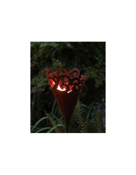 Pflanztüten Pflanztüte Barockcurl - Cono - Höhe 27 cm - mit Rohr als Steckverbindung Die Barockcurl Fackel kannst Du einfach bep