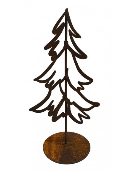 Blumen und Bäume Kleiner Skizzen Baum auf Platte - Höhe 25 cm - Bleistiftzeichnung - Größe 2 Der Skizzenbaum in der mittleren Au