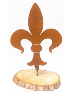 Deko Lilienspitze zum Schrauben - Gesamthöhe 18 cm Eine Lilienspitze mit einer Schraube unten zum Befestigen.
Höhe 15,6 + 2,4 2