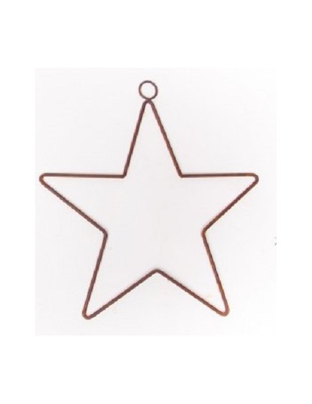 Weihnachtsdeko Stern zum Hängen - Drahtstern - gross Ø 40 cm Drahtstern zum Aufhängen, den Stern kannst Du wunderbar einfach mit