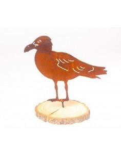 Vogel Deko Möwe mit Schraube - Breite 17,5 cm Die Möwe zum Schrauben, maritime Deko für Dein Zuhause.
Höhe 14,5 cm + 2 cm Sch