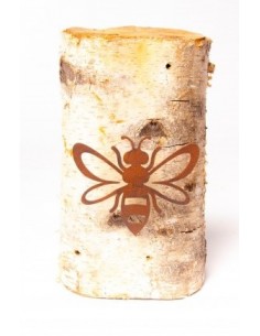 Start Biene zum Einschrauben in Holz - 12 cm breit - 10 cm hoch