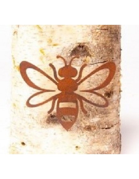 Start Biene zum Einschrauben in Holz - 12 cm breit - 10 cm hoch 