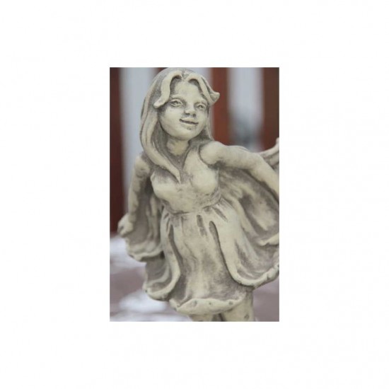 Steinfiguren Sprössling - ROSENMÄDCHEN - Steinfigur Sprössling "ROSENMÄDCHEN", SteingussH/B/T: 29/13/15 cm; 2 kg