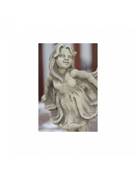 Steinfiguren Sprössling - ROSENMÄDCHEN - Steinfigur Sprössling "ROSENMÄDCHEN", SteingussH/B/T: 29/13/15 cm; 2 kg