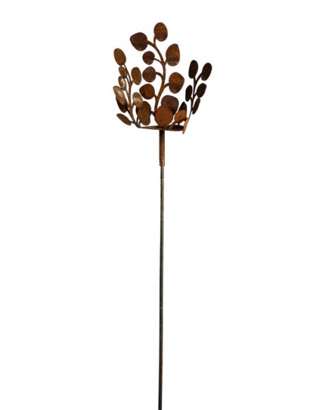 Blätter und Zweige Windlichthalter - Mühlenbeckia - Höhe 18 cm - mit Rohr als Steckverbindung - Höhe 18 cm Windlichthalter - Müh