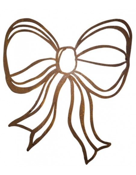 Bleistiftzeichnung Liebe und Skizzen Deko Schleife zum Hängen - Höhe 22 cm - Skizzenschleife Schöne Schleife im Skizzen-Design z