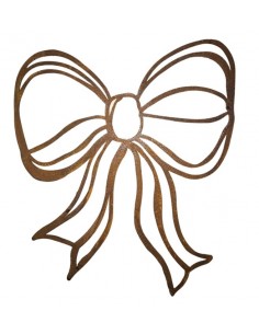 Deko zum Hängen Skizzen Schleife - zum Hängen - Höhe 31 cm - Gr. 2 Schleife zum Hängen als Bleistiftzeichnung - Skizzenschleife.