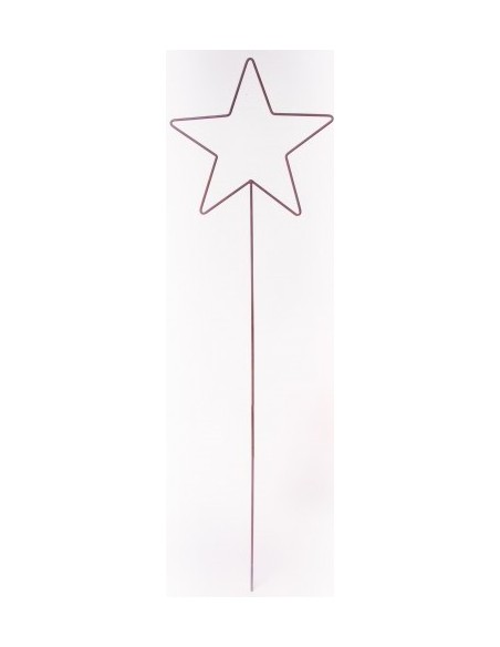 Sterne - Weihnachtstern Deko Stern als Gartenstecker - Höhe 134 cm - Ø 40 cm - Drahtstern Gr.3 Sternstecker als Gartenstecker fü Sterne - Weihnachtstern Deko Stern als Gartenstecker - Höhe 134 cm - Ø 40 cm - Drahtstern Gr.3 Sternstecker als Gartenstecker fü