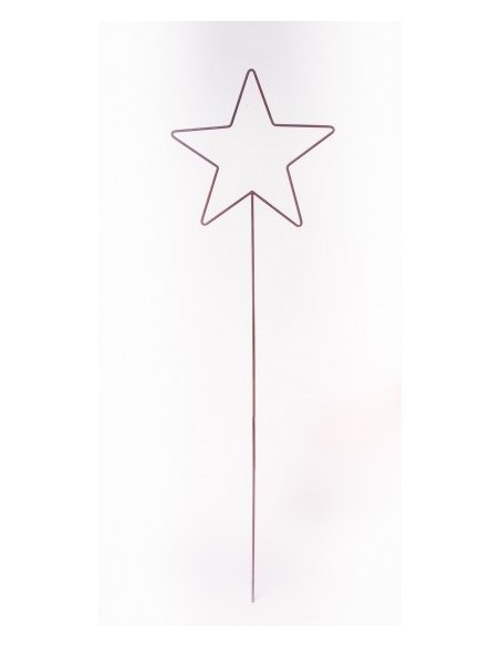 Sterne - Weihnachtstern Deko Stern als Gartenstecker - Höhe 118 cm - Ø 23 cm - klein - Drahtstern Den Stern kannst Du einfach in Sterne - Weihnachtstern Deko Stern als Gartenstecker - Höhe 118 cm - Ø 23 cm - klein - Drahtstern Den Stern kannst Du einfach in