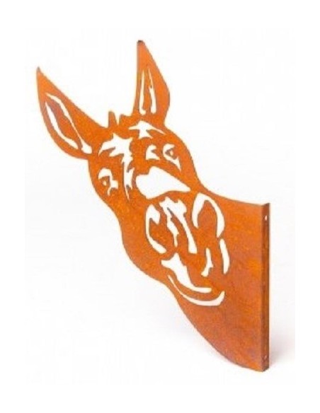 Pferde + Esel Lustiger Esel Kopf als Wandhalterung zum Anschrauben - Höhe 36 cm Der lustige Eselskopf zum Befestigen an eine Wan