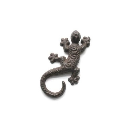 Gartendeko Gusseisen rostig - Deko aus Eisen Salamander aus Gusseisen - Länge 11,5 cm 
Länge 11,5 cm
Breite 6 cm
Höhe 1,8 cm
