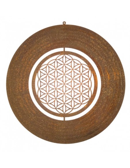 Windspiele und Klangspiele Windspiel - Blume des Lebens - Ø 18 cm - zum Aufdrehen Das Windspiel mit der Blume des Lebens kannst 