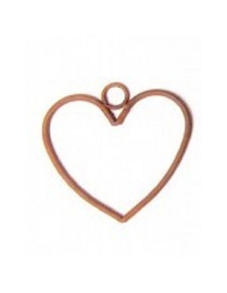 Herzige Dinge - Edelrost Dekoherzen Herz klein zum Hängen - Höhe 13,5 cm - Drahtherz 
Höhe 13,5 cm
Breite 12,5 cm
Dicke 6 mm
