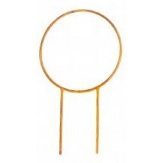 Deko Ringe Drahtring klein zum stecken - Ø 20 cm 
Durchmesser 20 cm
Gesamthöhe 35 cm
