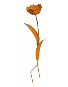 Gartenstecker Rose als Gartenstecker - Höhe 90 cm - mit 2 Stäben 
Höhe 90 cm
Breite 15 cm
 2