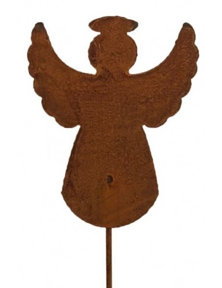 Engelfiguren kaufen und Engel Bastel-Ideen Engelchen als Gartenstecker - Gesamthöhe 50 cm - Variante 3 Weihnachtsengel aus Metal