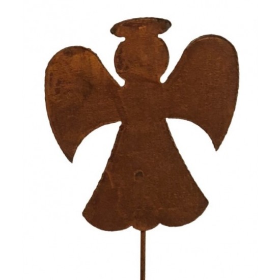 Engelfiguren kaufen und Engel Bastel-Ideen Engelchen als Gartenstecker - Gesamthöhe 50 cm - Variante 4 Kleiner Engel als Gartens