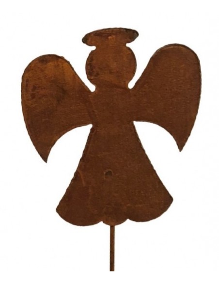Engelfiguren kaufen und Engel Bastel-Ideen Engelchen als Gartenstecker - Gesamthöhe 50 cm - Variante 4 Kleiner Engel als Gartens