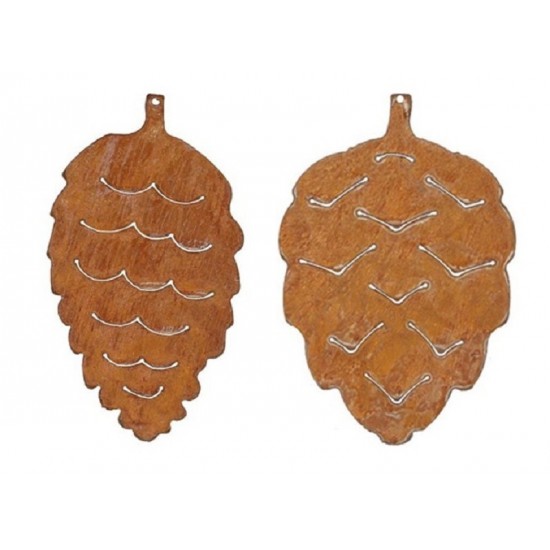 Start Deko Zapfen zum Hängen - Höhe 20 cm - Breite 14 cm - Variante B 