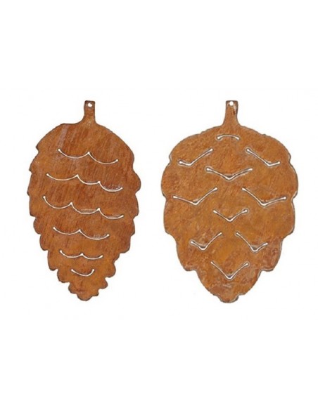 Start Deko Zapfen zum Hängen - Höhe 20 cm - Breite 14 cm - Variante B 