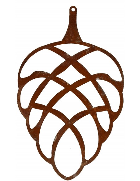 Deko zum Hängen Tannenzapfen zum Hängen - Höhe 20 cm - Breite 12 cm - Variante B - Deko Zapfen Deko Tannenzapfen zum Hängen für 