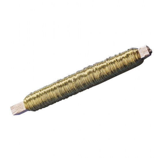 Blumendraht, GOLD Messing