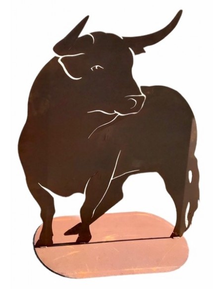 Weihnachtsdeko Ochs und Esel Set - Krippen Figuren - Heilige Familie - massiv 3 mm Materialstärke Ochs und Esel auf einer Standp