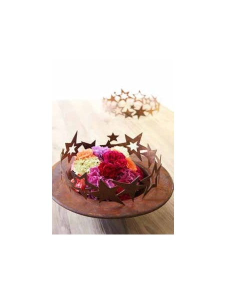 Sterne - Weihnachtstern Deko Edelrost Sternenring Ø 30 cm zum dekorieren - Umrandung für Adventskranz 
wunderschöner Dekoring a Sterne - Weihnachtstern Deko Edelrost Sternenring Ø 30 cm zum dekorieren - Umrandung für Adventskranz 
wunderschöner Dekoring a