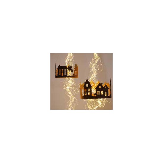 Lichthäuser als Windlicht Haus Lichthäuser Deko Ring 35 cm Ø - Lichthaus zum Stellen und Aufhängen 
Ø 35 cm
Höhe 20 cm
