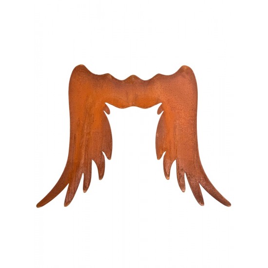 Bastelideen mit Metall und Rost Metall Engelsflügel 65 cm hoch - zum Holzengel basteln 
Sondergröße
Höhe: 65 cm
Breite 80 cm 