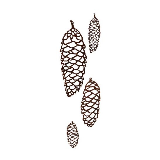Deko Zapfen Deko Zapfen - A - zum Hängen 40cm lang -  Tannenzapfen gross Länge 40 cm
Breite 18 cm
zum Hängen
Die Zapfen sind 