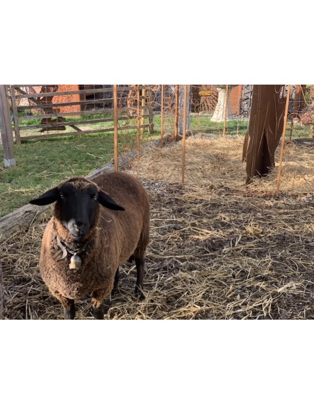 lebensgroße Krippenfiguren aus Metall für den Garten 180 cm hohe lebensgroße Krippenfiguren - Christkind - Maria - Josef - Kripp