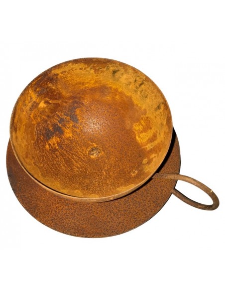 Pflanzgefäße + Schalen + Kronen Tasse mit Unterteller als Pflanzschale - Ø 12 cm -  auf Standkugeln - klein Diese runde Tasse mi Pflanzgefäße + Schalen + Kronen Tasse mit Unterteller als Pflanzschale - Ø 12 cm -  auf Standkugeln - klein Diese runde Tasse mi
