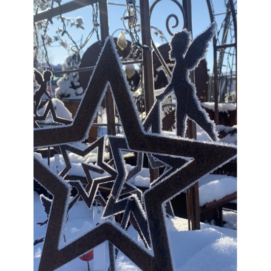 Sternstecker Sternstecker offen symmetrisch Höhe 46 cm, Ø 16 cm mit Stab 30 cm Sternstecker offen symmetrisch Ø 16 cm mit Stab 3