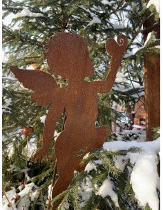 Engelchen Buchsbaum Gartenstecker 2