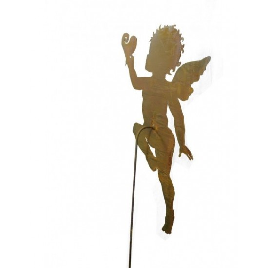 Angebot des Monats Aktion: Engelchen Topfstecker mit Herz - Höhe 60 cm auf 45 cm Stab 
Dieses schöne Engelskind ist ein Bote de