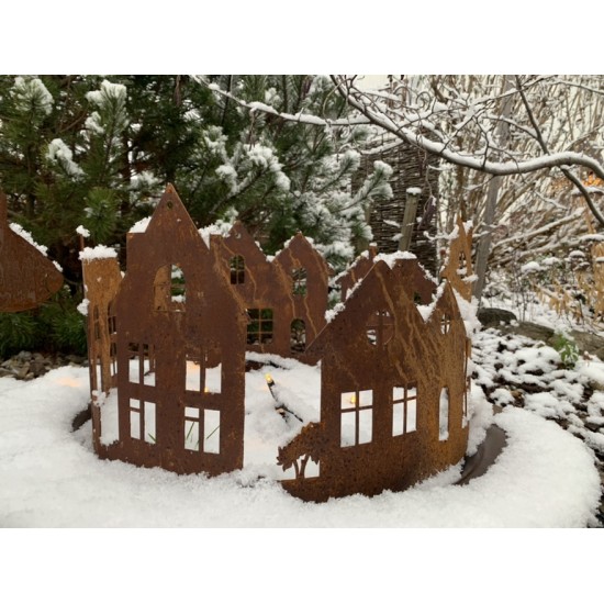 Lichthäuser Deko Ring 47 cm Ø - Lichthaus Rost...