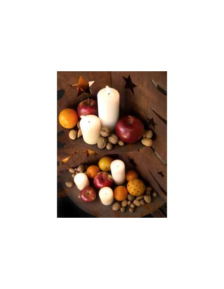 XXL Bäume ab 120 cm Metall Weihnachtsbaum 3 - seitig mit Ablage - Höhe 160 cm 
Höhe 160 cm
Ø am Boden ca.90 cm
Gewicht ca. 18